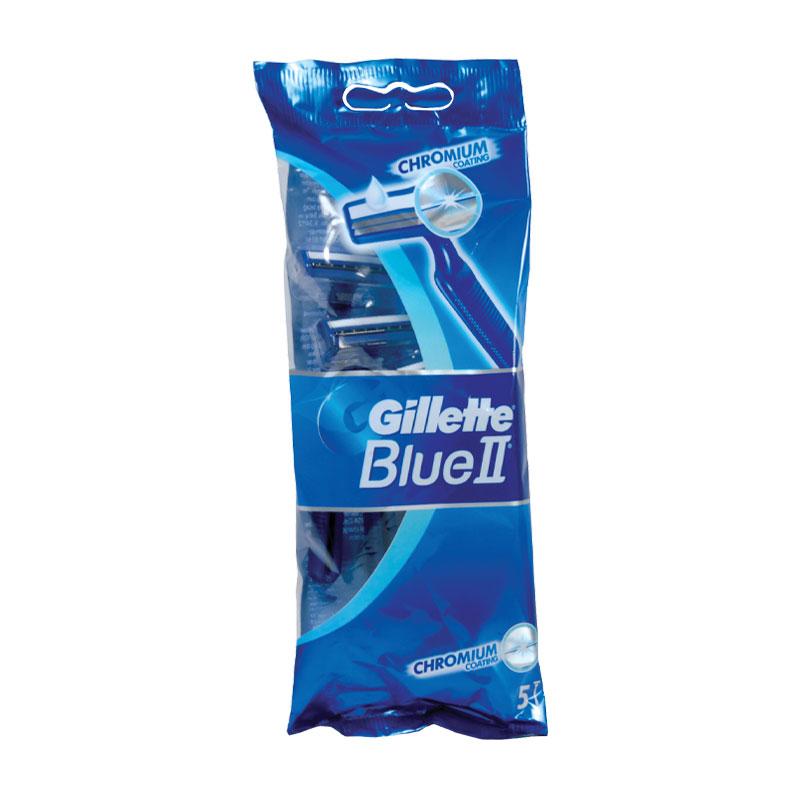 Gillette Blue II Disposable Razors 5 Pieces