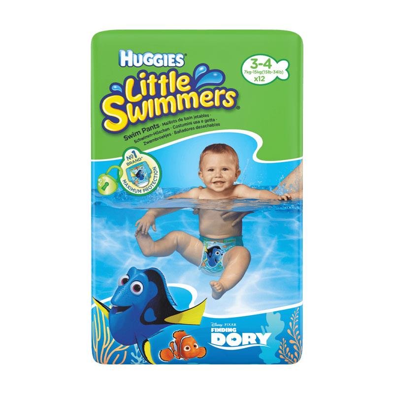 loyalitet trofast optager Huggies Little Swimmers Disposable Swimpants 7-15 kg 12 Pieces