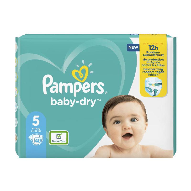 Pampers Baby-Dry Nappies No5 for 11-16 40