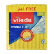 Vileda Sponge Cloth 3+1 Free