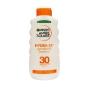Garnier Ambre Solaire Hydra 24H Γαλάκτωμα Σώματος για Υψηλή Αντηλιακή Προστασία SPF 30 200 ml