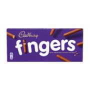 Cadbury Fingers Μπισκότα με Επικάλυψη Σοκολάτας Γάλακτος 114 g