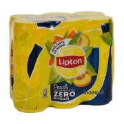 Lipton Ice Tea Ροδάκινο Χαμηλά σε Λιπαρά 6x330 ml 