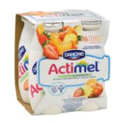 Danone Actimel Επιδόρπιο Γιαουρτιού Multifruit 4x100 g