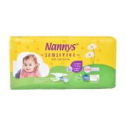 Nannys Sensitive Βρεφικά Πανάκια Junior Νο5 11-16 kg 44 Τεμάχια
