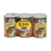 Desmi Μπουκιές από Πουλερικά Τροφή για Γάτες 5+1 Δώρο, 6x410 g
