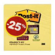 Post-it Σημειώσεις 76x76 mm Κίτρινα 90 Φύλλα -25%
