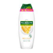 Palmolive Naturals Αφρόλουτρο με Ενυδατικό Γαλάκτωμα & Μέλι 650 ml 1+1 Δώρο
