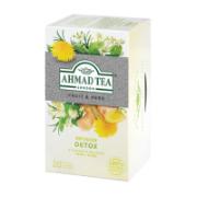 Ahmad Tea Detox Τσάι 20 Φακελάκια
