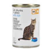 365 Πλήρης Ζωοτροφή για Γάτες Μπουκιές Σε Σάλτσα με Ψάρι 415 g