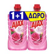 Ajax Ρόδο της Αυγής Υγρό Καθαριστικό Οικιακής Χρήσης 1+1 Δώρο 1 L