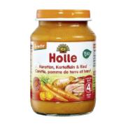 Holle Βρεφική Τροφή Με Καρότο, Πατάτα, Βοδινό  4+ Μηνών 190 g