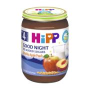 Hipp Goodnight Βρεφική Κρέμα με Σιμιγδάλι, Μήλο & Ροδάκινο 4+ Μηνών 190 g