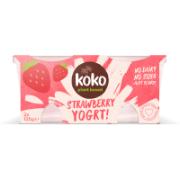 Koko Γιαούρτι Καρύδας με Φράουλα 2x125 g 