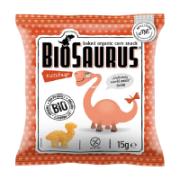 Biosaurus Βιολογικά Σνακ Καλαμποκιού με Γεύση Κέτσαπ στο Φούρνο 15 g