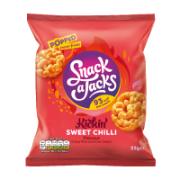Snack a Jacks Τραγανό Σνακ από Ρύζι & Καλαμπόκι με Γεύση Γλυκιάς Κόκκινης Πιπεριάς 23 g