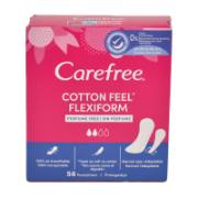Carefree Cotton Flexiform Χωρίς Άρωμα 56 Σερβιετάκια 