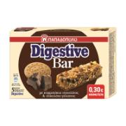 Παπαδοπούλου Μπάρες Δημητριακών με Κομμάτια Μπισκότου Digestive, Κομμάτια Σοκολάτας & Επικάλυψη Σοκολάτα Γάλακτος 5x28 g 
