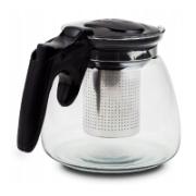 Nava Misty Glass Tea Pot with Stainless Steel Infusor 1100 ml