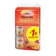 Elite Crackers with Tomato & Basil -€1.00 3x105 g