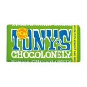 Tony's Chocolonely Μαύρη Σοκολάτα με Αμύγδαλο και Θαλασσινό Αλάτι 32% 180 g