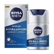 Nivea Men Active Age Ενυδατική Κρέμα Προσώπου με Hyaluron Κατά των Ρυτίδων SPF15 50 ml