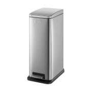 Black + DeckerSoft Close Κάδος με Πετάλι  Stainless Steel 20 L