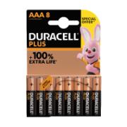 Duracell Plus Αλκαλική Μπαταρία AAA8 1.5 V 8 Τεμάχια