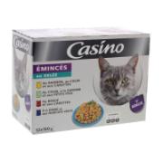 Casino Πλήρης Τροφή Ζελέ για Γάτες Ποικιλία 12x100 g