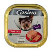 Casino Ολοκληρωμένη Τροφή για Ενήλικους Σκύλους Τερίνα Κουνελιού με Λαχανικά 300 g