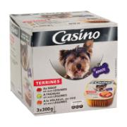 Casino Πλήρης Τροφή για Ενήλικους Σκύλους Ποικιλία Βοδινό με Λαχανικά, Αρνί με Λαχανικά & Πουλερικά με Λαχανικά 3x300 g