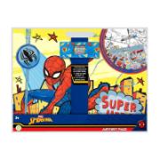 Spider-Man Μπλοκ Ζωγραφικής με Κυρομπογιές 3+ Ετών CE 