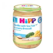 Hipp Νουντλς με Ψάρι της Θάλασσας σε Κρεμώδες Μπρόκολο 8+ Μηνών 220 g