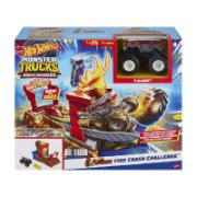 Hot Wheels Monster Trucks Σετ Παιχνιδιού Πρόκληση Φωτιάς 4+ Ετών CE