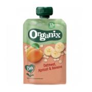 Organix Bio Πουρές Φρούτων Βερίκοκο & Μπανάνα με Βρώμη +12 Μηνών 100 g 