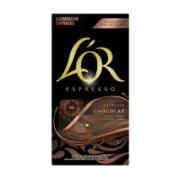 L’Or Καφές Εσπρέσο με Άρωμα Σοκολάτας x10 Κάψουλες 52 g 