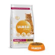 Iams For Vitality Ολοκληρωμένη & Ισορροπημένη Τροφή για Γάτες Μεγάλης Ηλικίας με Φρέσκο Κοτόπουλο 7+ Χρονών 2 kg