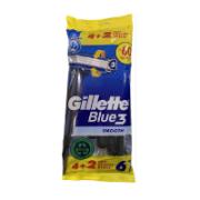 Gillette Blue 3 Smooth Ξυραφάκια μιας Χρήσης 4+2 Δώρο 