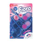 Εύρηκα Fioro Flex Καθαριστικό Τουαλέτας Blue Flowers 2x48 g