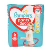 Pampers Pants 360° Πάνες Μίας Χρήσεως No.6 14-19 kg 25 Τεμάχια