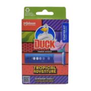 Duck Fresh Discs Tropical Adventure Μπλοκ για Λεκάνη της Τουαλέτας χωρίς Θήκη 36 ml