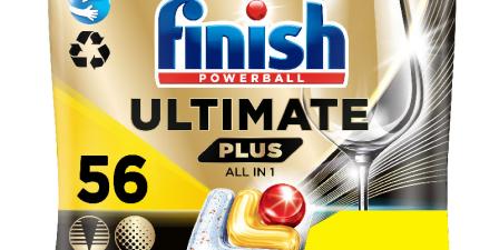 Finish Ultimate Plus All in 1 Lemon Giga Pack 28+28 Free Pieces 683.2 g