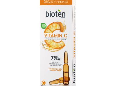 bioten vitamin c brightening anti ageing ampoules 7x1 3 ml