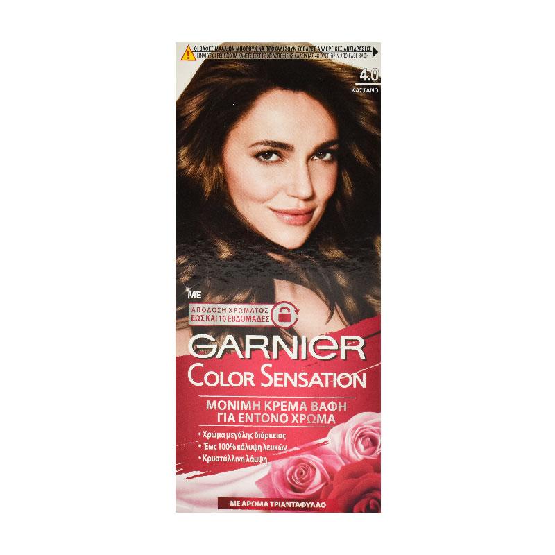 Garnier Color Sensation Permanent Hair Dye Brown Νο. 112 ml