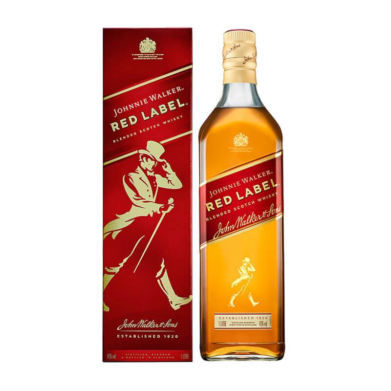 Johnnie Walker Red Label Blended Scotch Whisky 40% 1 L