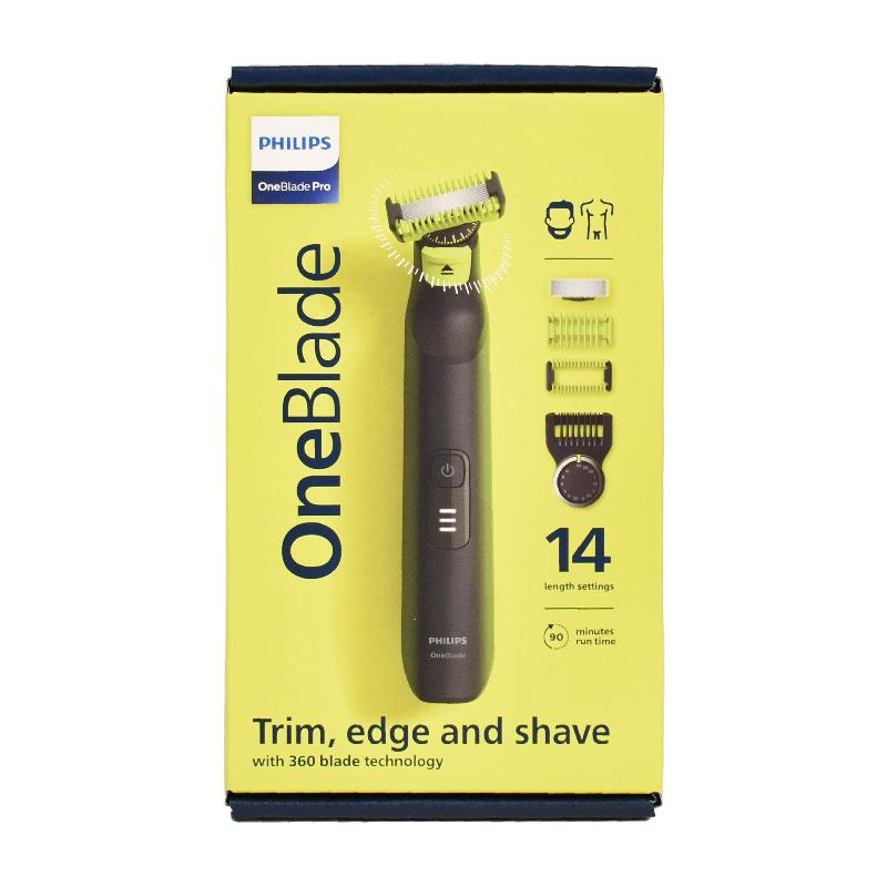 Philips One Blade Pro 360 Face Body QP6651 Trimmer Trim Edge Shave, philips  single 