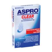 Aspro Clear Effervescent 18 Tablets 