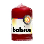 Bolsius Candle Red 80x58 mm