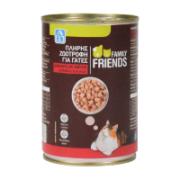 AB Family Friends Complete Cat Food Chunks in Sauce with Beef & Liver 400 g