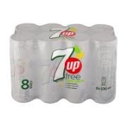 7UP Free Soft Drink 8x330 ml     